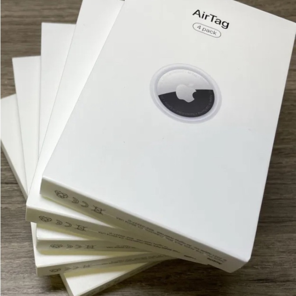 2new packages of 4 apple air tags unopened